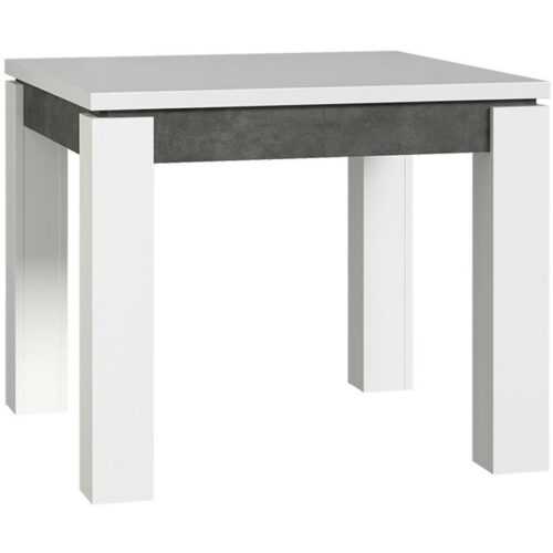 Stůl Brugia 90x90+110 Šedá/Bílá BAUMAX