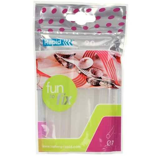 Tavné lepící tyčinky Fun to fix 7x100 mm transparent RAPID