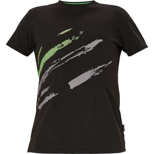 Tričko MAAS černá/zelená 3XL CERVA