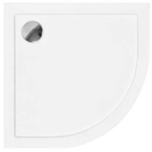 Vanička čtvrtkruhová Aron Slimline 80/80/3 BESCO