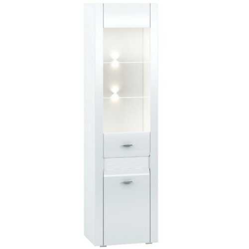 Vitrína Arko 55cm Bílý Lesk BAUMAX