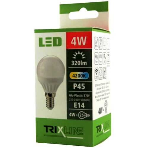 Žárovka BC 4W TR LED E14 P45 320LM 4200K PLASTIC BAUMAX