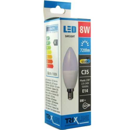 Žárovka TR LED C35 8W 6500K 604lm E14 BAUMAX