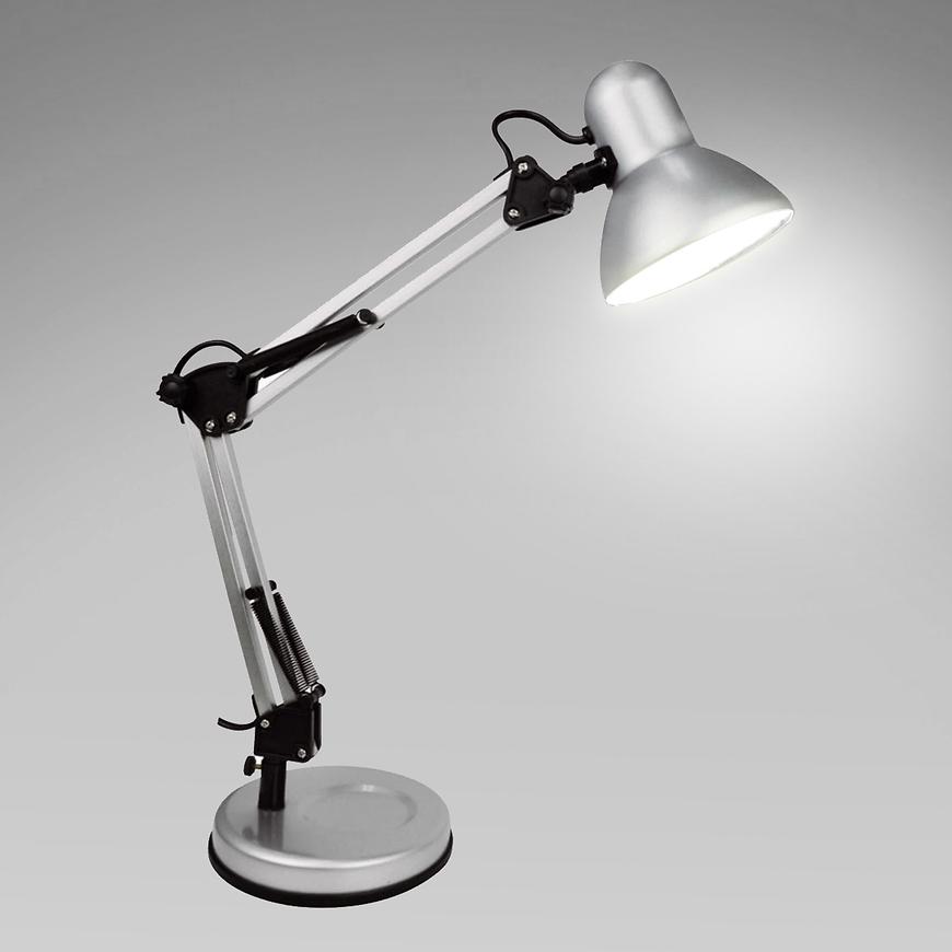 Stolní lampa 2429A Stříbrná Baumax