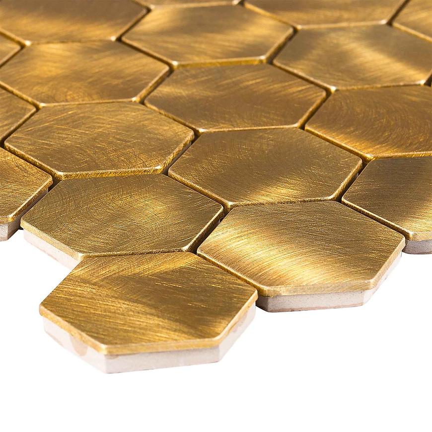 Mozaika gold hexagon 86542 30/30/0