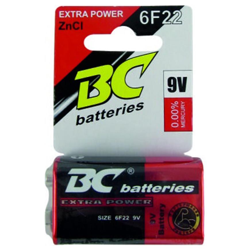 Baterie zinkochloridová BC6F22/1P 1KS Trixline