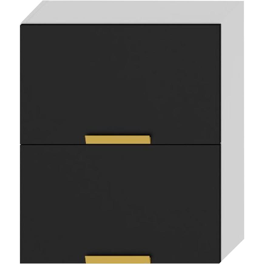 Kuchyňská Skříňka Denis W60grf/2 černá mat continental/bílá Baumax