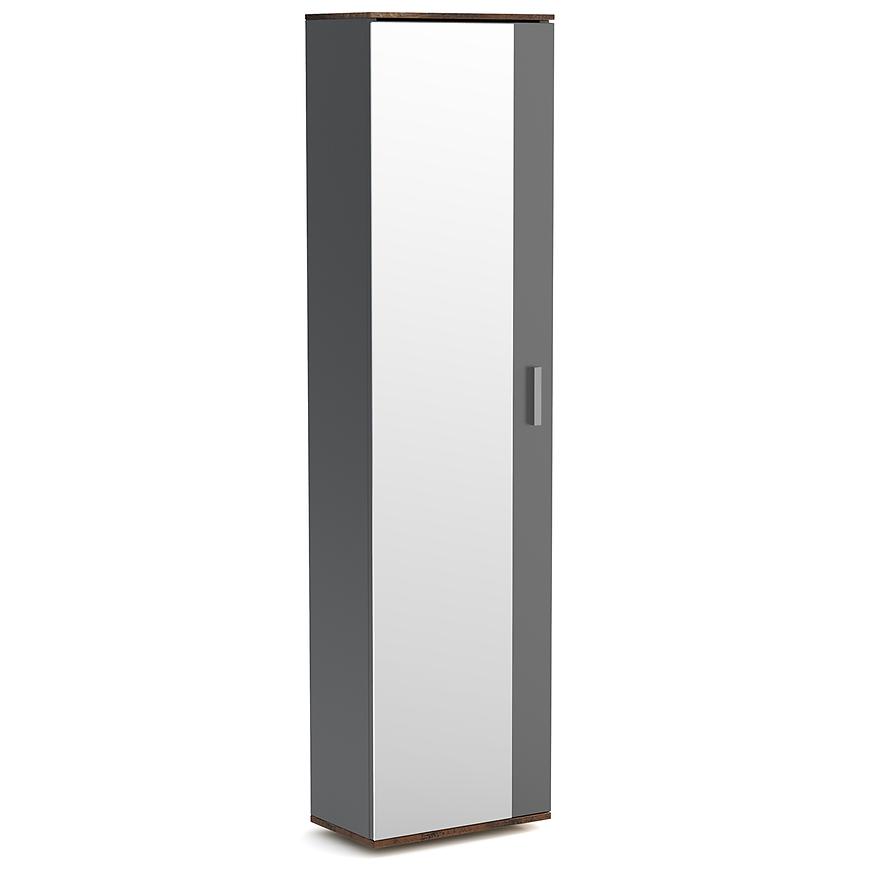 Skříň Se Zrcadlem Justus 06 Anthracite/ Old Style Baumax