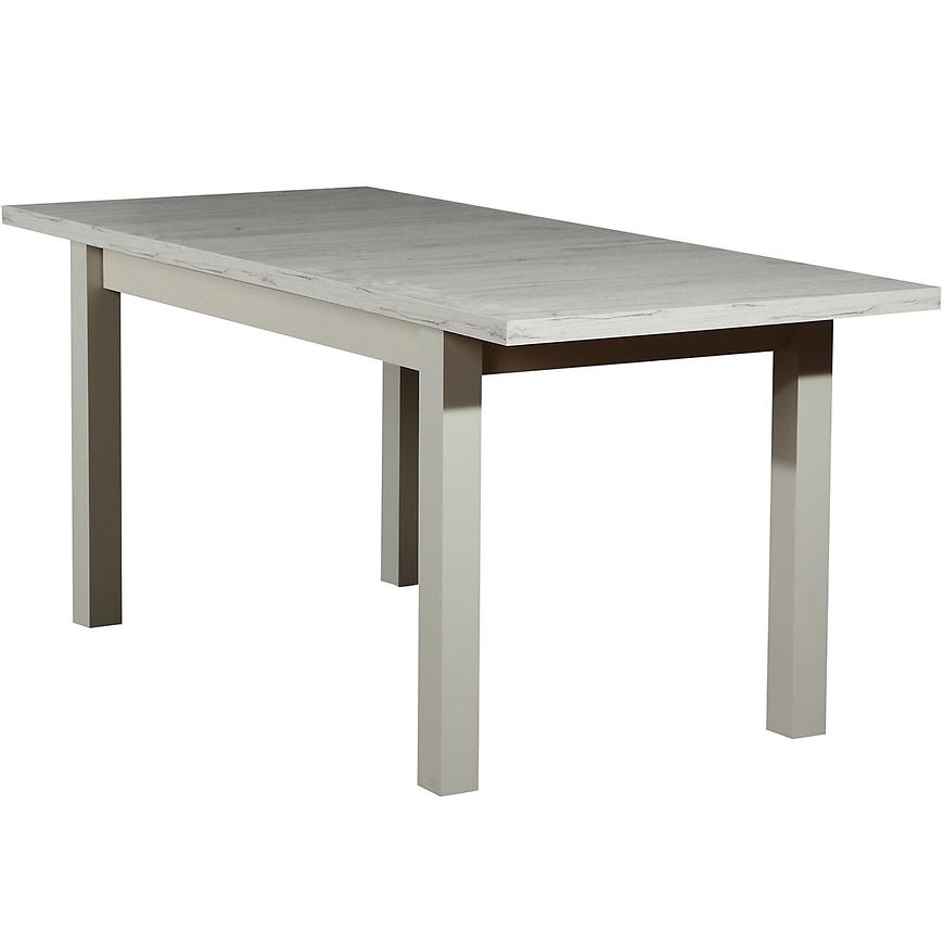 Stůl St28 140x80+40 L Dub Craft Bílý Buamax