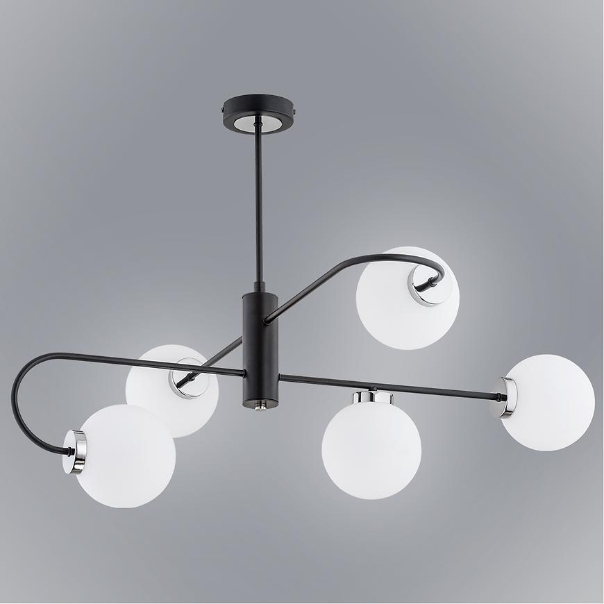 Lampa Perla black 5 Pł 62130 LW5 Alfa