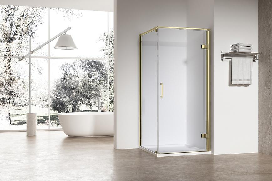 Sprchový kout Maja 90x90x190 GOLD Baumax