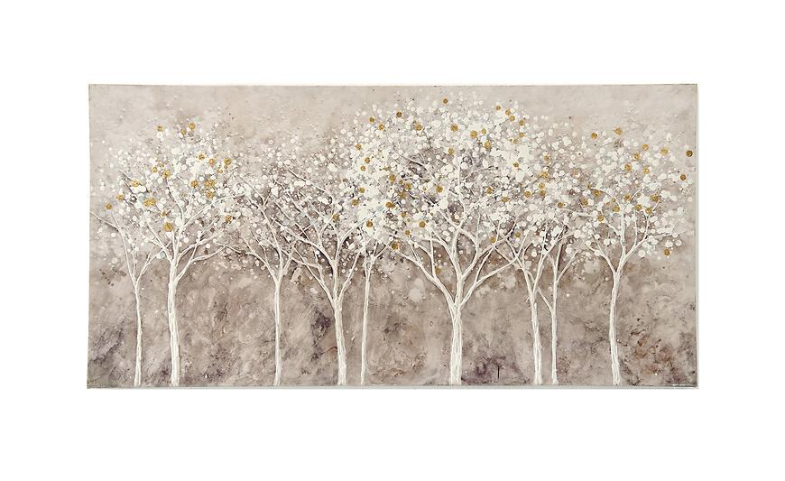 Obraz Bílé stromy 140x70 cm Baumax