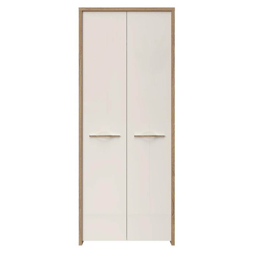 Skříň 2D Gala V2 pacific walnut/beige Baumax