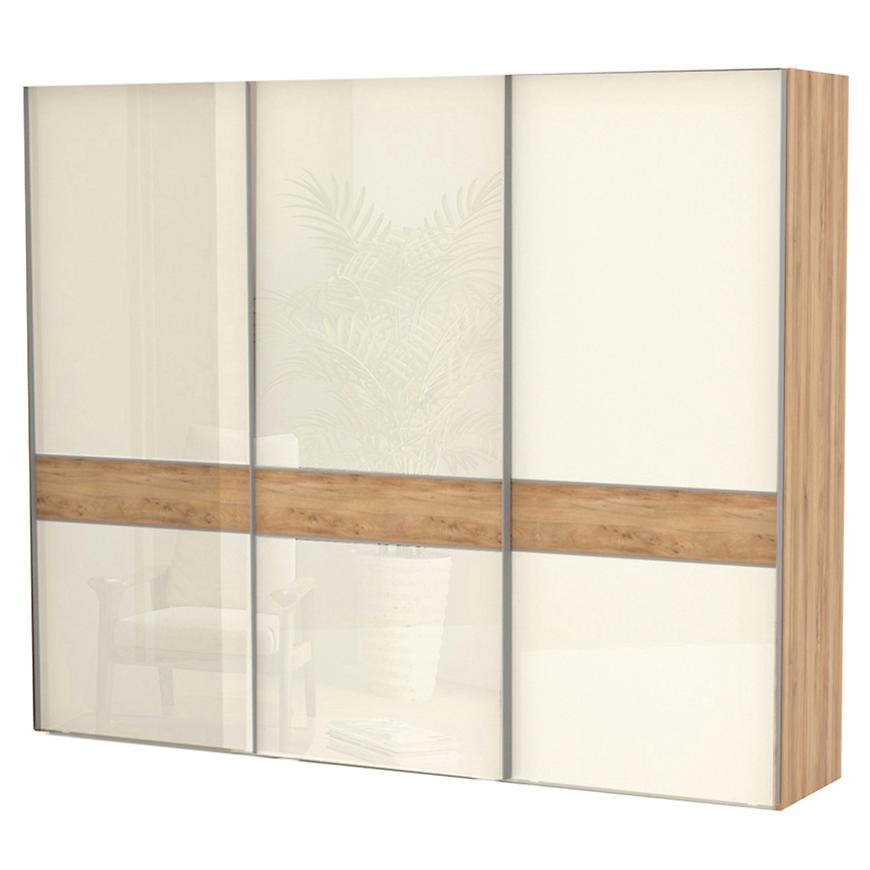 Skříň 3d Gala pk281/gl pacific walnut/beige Baumax