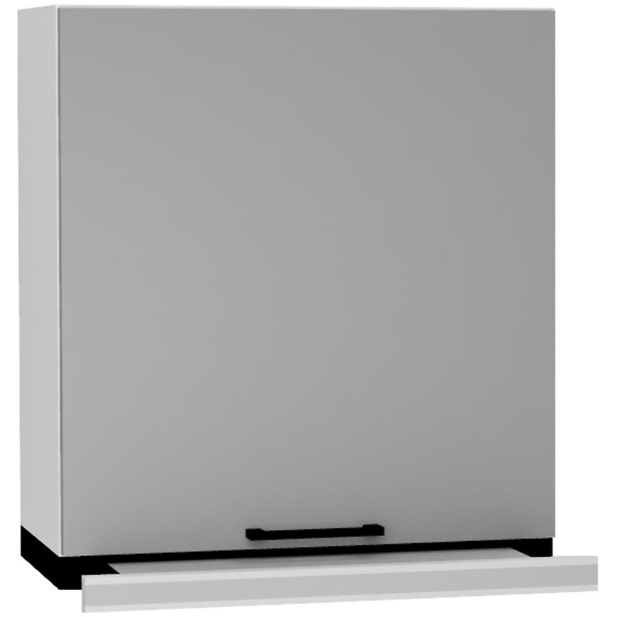 Kuchyňská skříňka Max W60/68 Slim Pl se stříbrnou kapucí granit Baumax