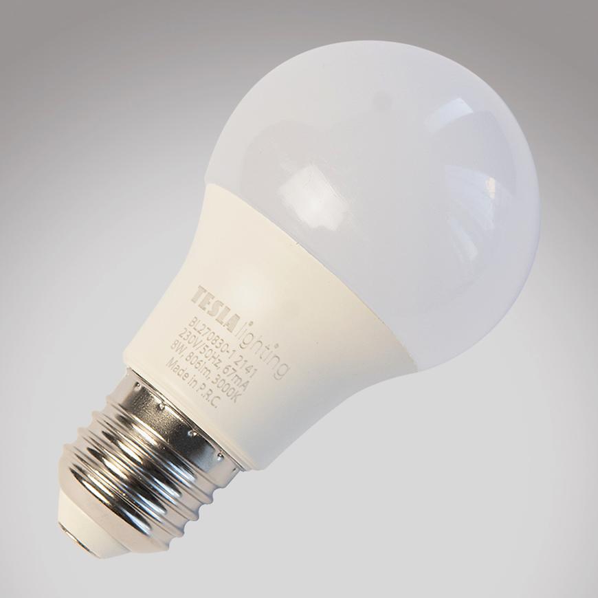 LED žárovka Bulb 8W E27 4000K TESLA LIGHTING