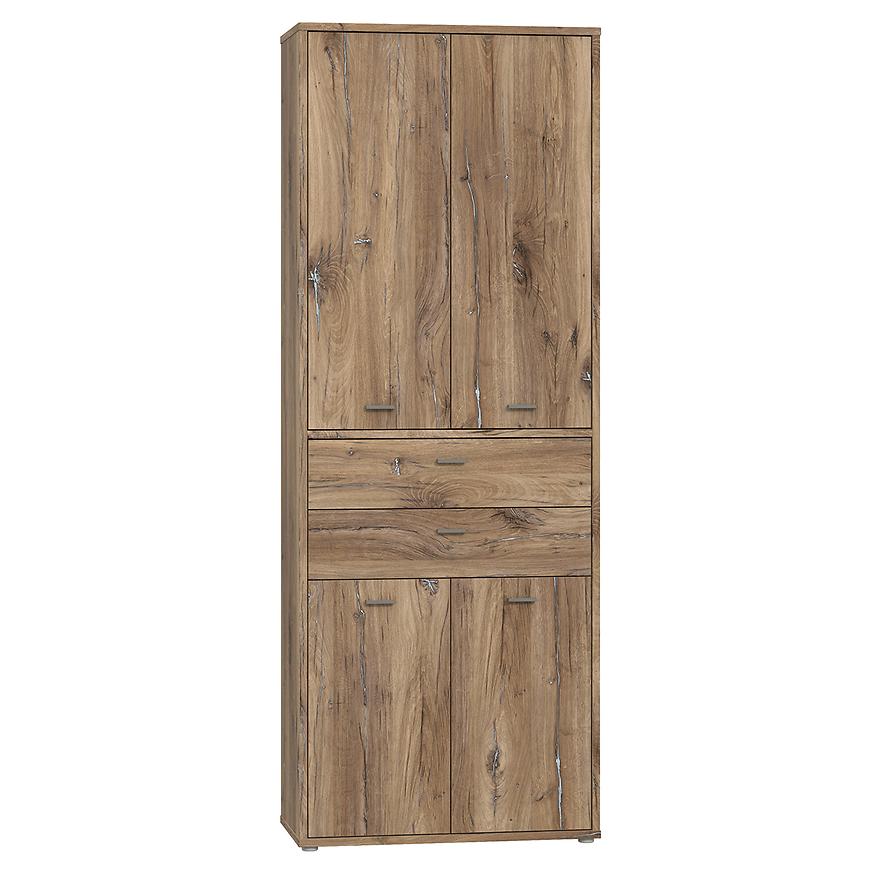 Skříň Lokrum 4D2S dub flagstaff Baumax