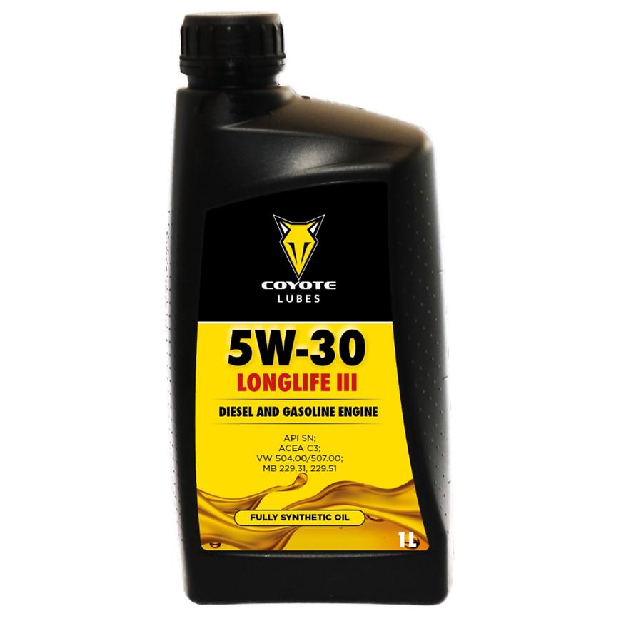 Coyote Lubes 5W-30 Longlife III 1 l Coyote