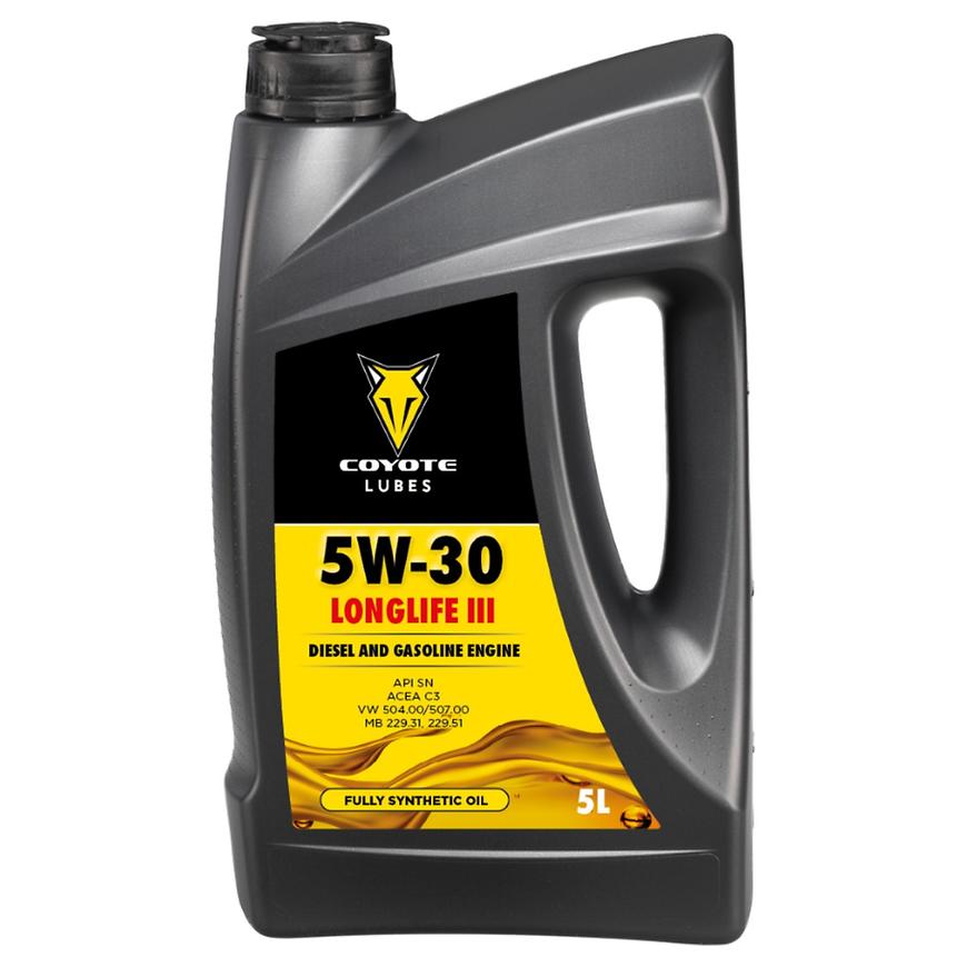 Coyote Lubes 5W-30 Longlife III 5 l Coyote