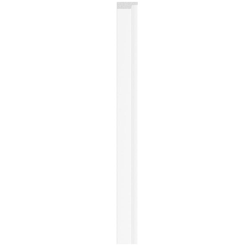 Ukončovací lišta levá M-LINE Bílá 2.65m Profile Vox