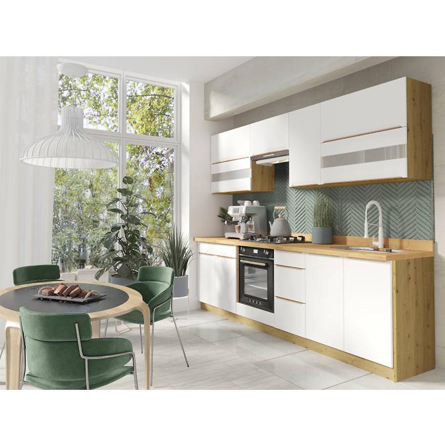 Kuchyňská linka Glamour 260 C Plus s pracovní deskou white Baumax