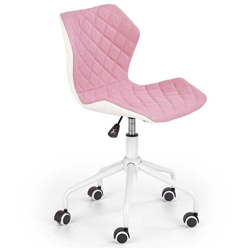 Otáčecí Židle Matrix 3 růžová/bílá Baumax