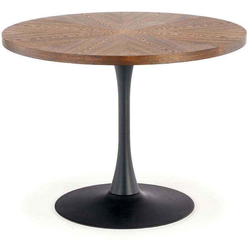 Stùl Carmelo 100 Mdf/Ocel – ořech/černá Baumax