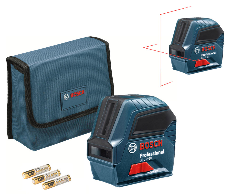 BOSCH GLL 2-10 Professional samonivelační liniový laserový přístroj 0601063L00