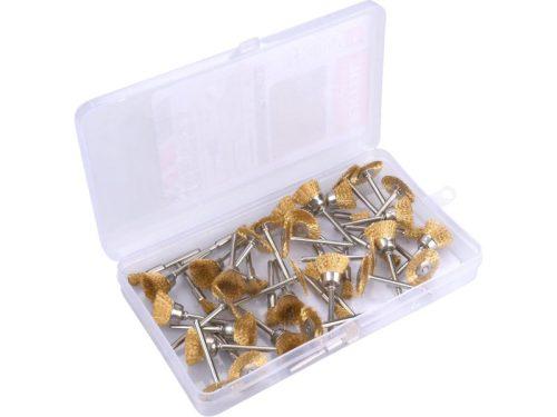 EXTOL CRAFT 903761 sada pomosazených stopkových kartáčků 45ks
