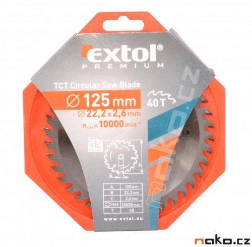 EXTOL PREMIUM EXTOL pilový kotouč s SK plátky 125x2
