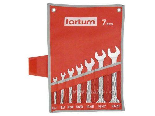 FORTUM 4730103 sada plochých klíčů 6-19mm