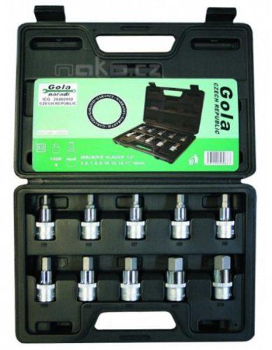 GOLA 126310 sada imbusových hlavic 5-19mm