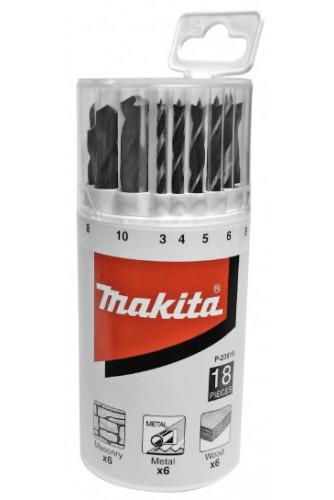 MAKITA P-23818 sada vrtáků 18ks