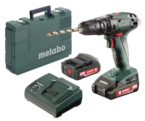 METABO SB 18 příklepová aku vrtačka 2x2Ah LiIon 602245500