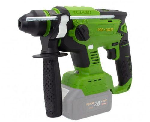 PROCRAFT PHA20 bezuhlíkové kombinované aku kladivo SDS+ LiIon 20V