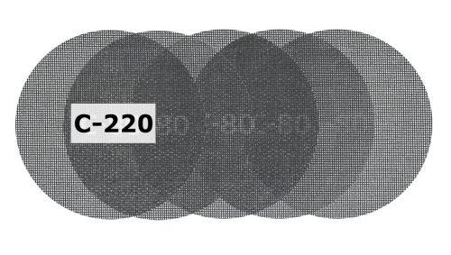 WOLFCRAFT 2288000 brusná mřížka 225mm 5ks K220 na suchý zip