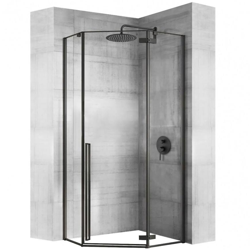 Sprchový kout Diamond Rea K6900 80x80x195 black Baumax