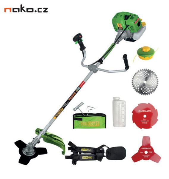 PROCRAFT T4350 benzínový motorový křovinořez s elektrickým startem