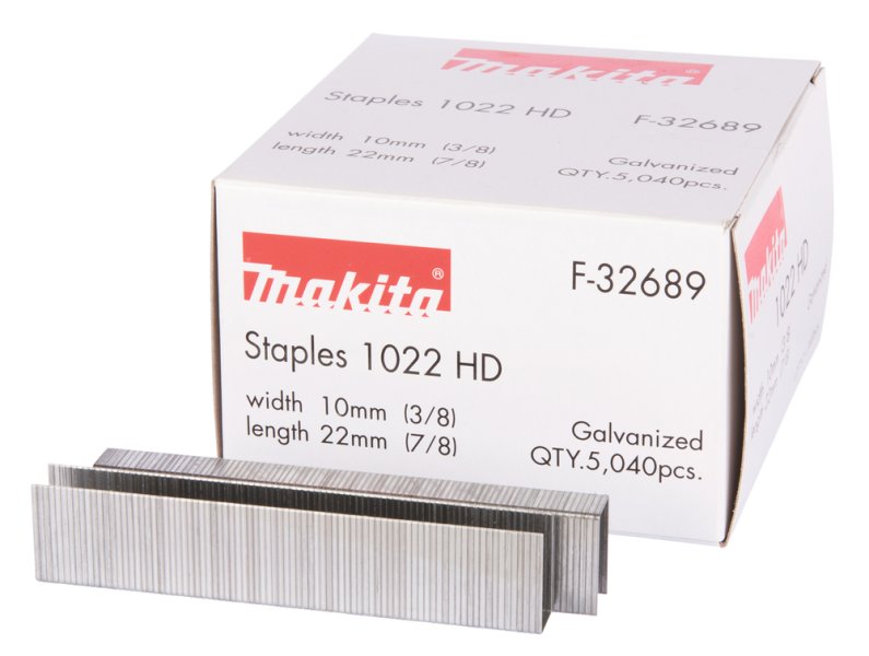 MAKITA F-32689 spona 10x22mm T22 balení 5.040 ks =old P-08997