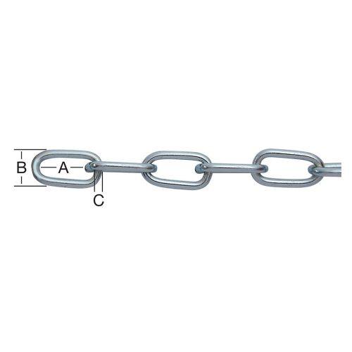 Řetěz ocel 2mm zn Vormann