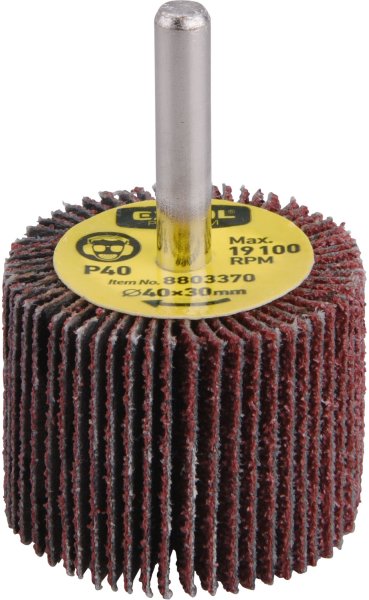 EXTOL PREMIUM 8803371 pr. 40x30x6mm P60 lamelový stopkový kotouč brusný smirkový