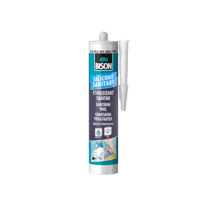 Silikon sanitární Bison 280 ml bílý