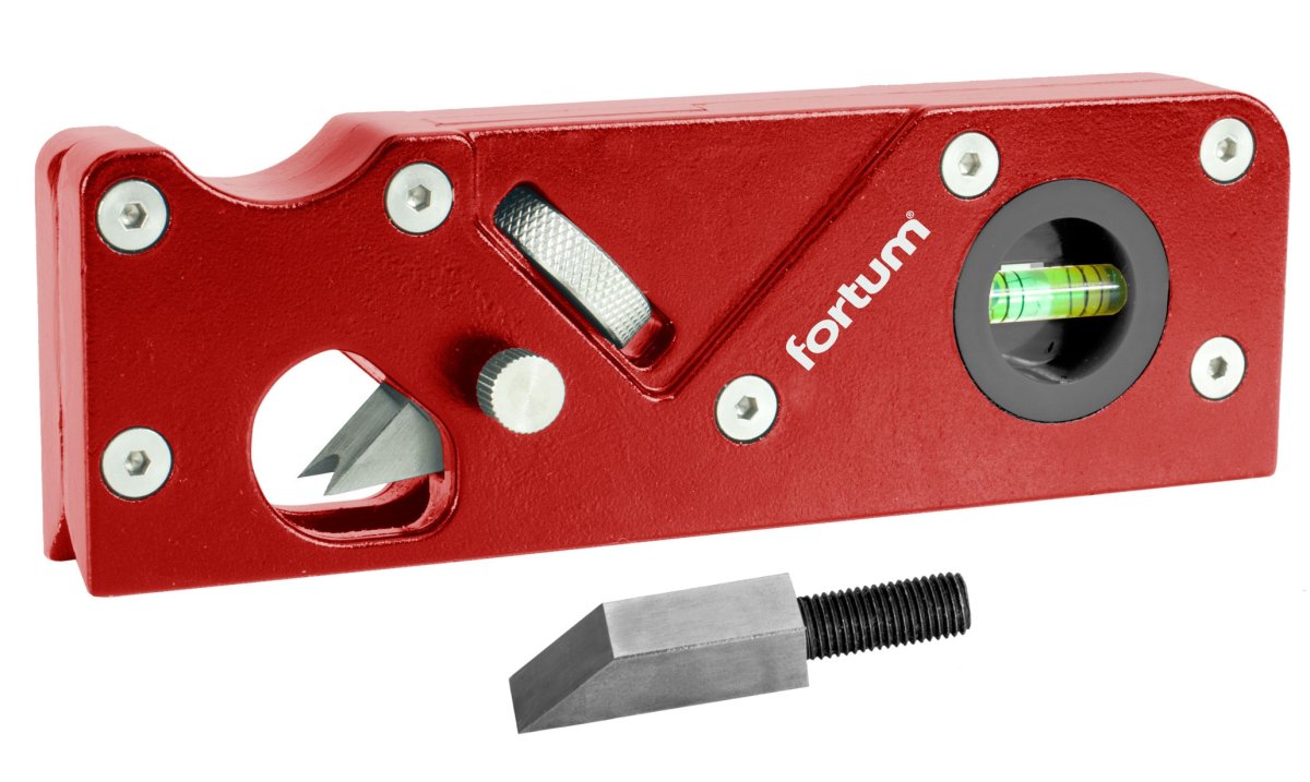 FORTUM 4752104 hoblík na srážení hran nastavitelný