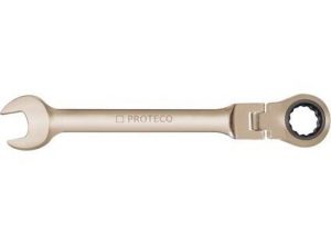 PROTECO 18-343-018 klíč ráčnový očkoplochý 18 mm s kloubem CrV PROTECO