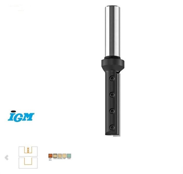 IGM F041-08081 drážkovací žiletková fréza - D8x20 L60 S=8 HW