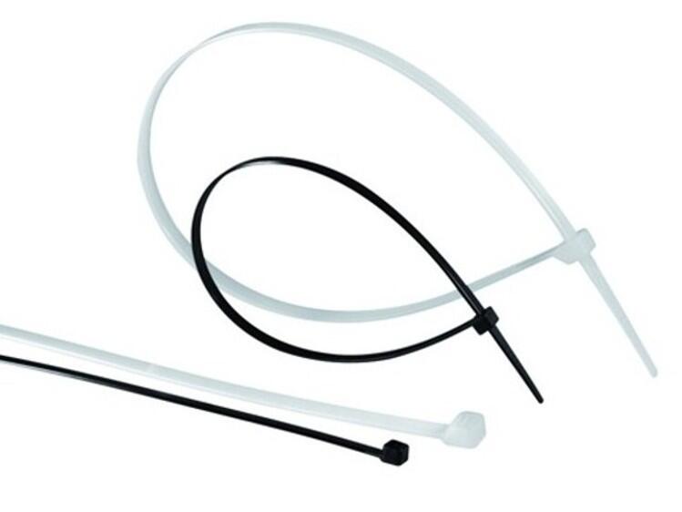 BRADAS pásek stahovací 4.8 x 400 mm černý 100ks BRADAS