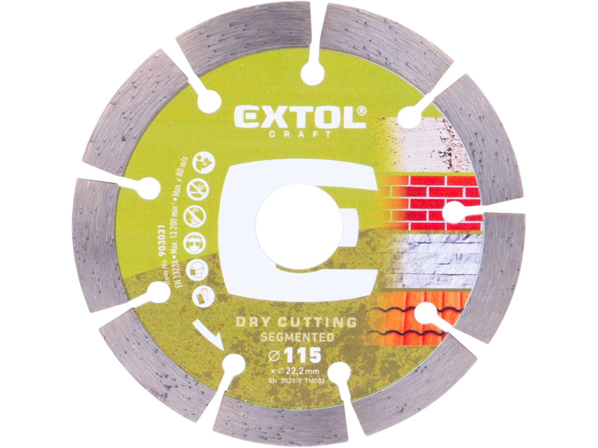 EXTOL CRAFT 903031 kotouč diamantový 115x22