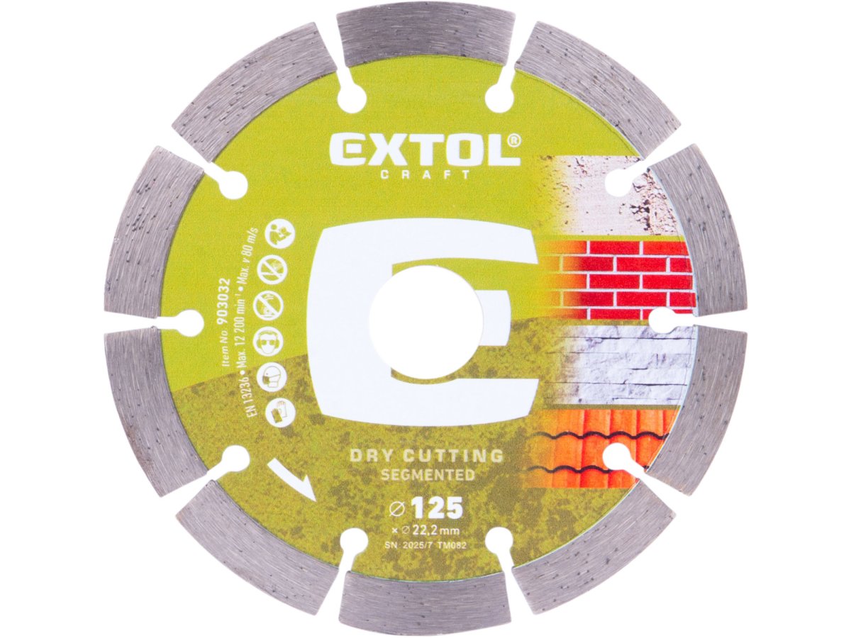EXTOL CRAFT 903032 kotouč diamantový 125x22