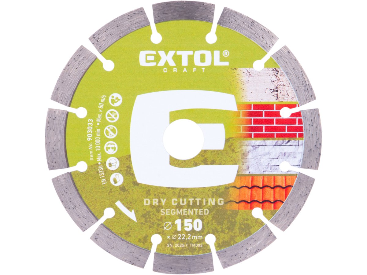 EXTOL CRAFT 903033 kotouč diamantový 150x22