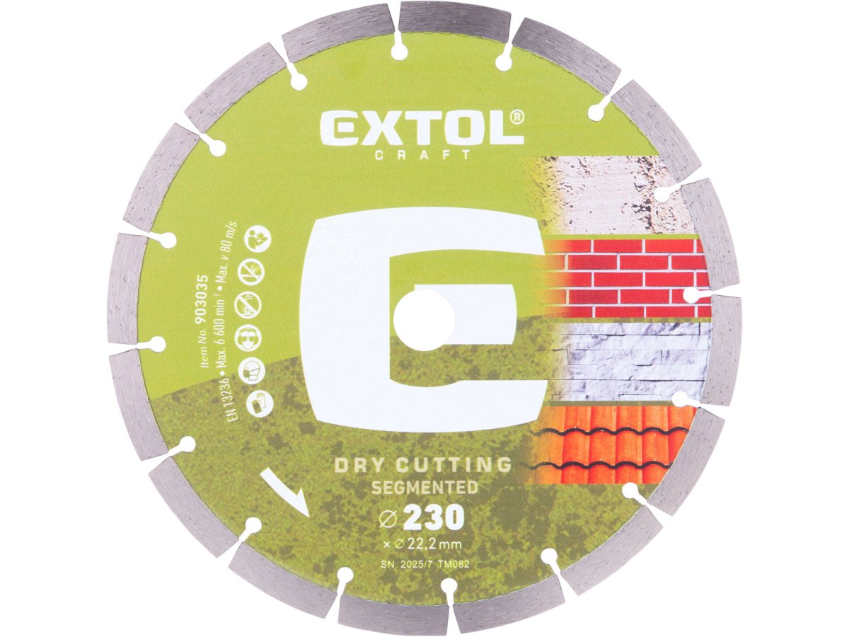 EXTOL CRAFT 903035 kotouč diamantový 230x22